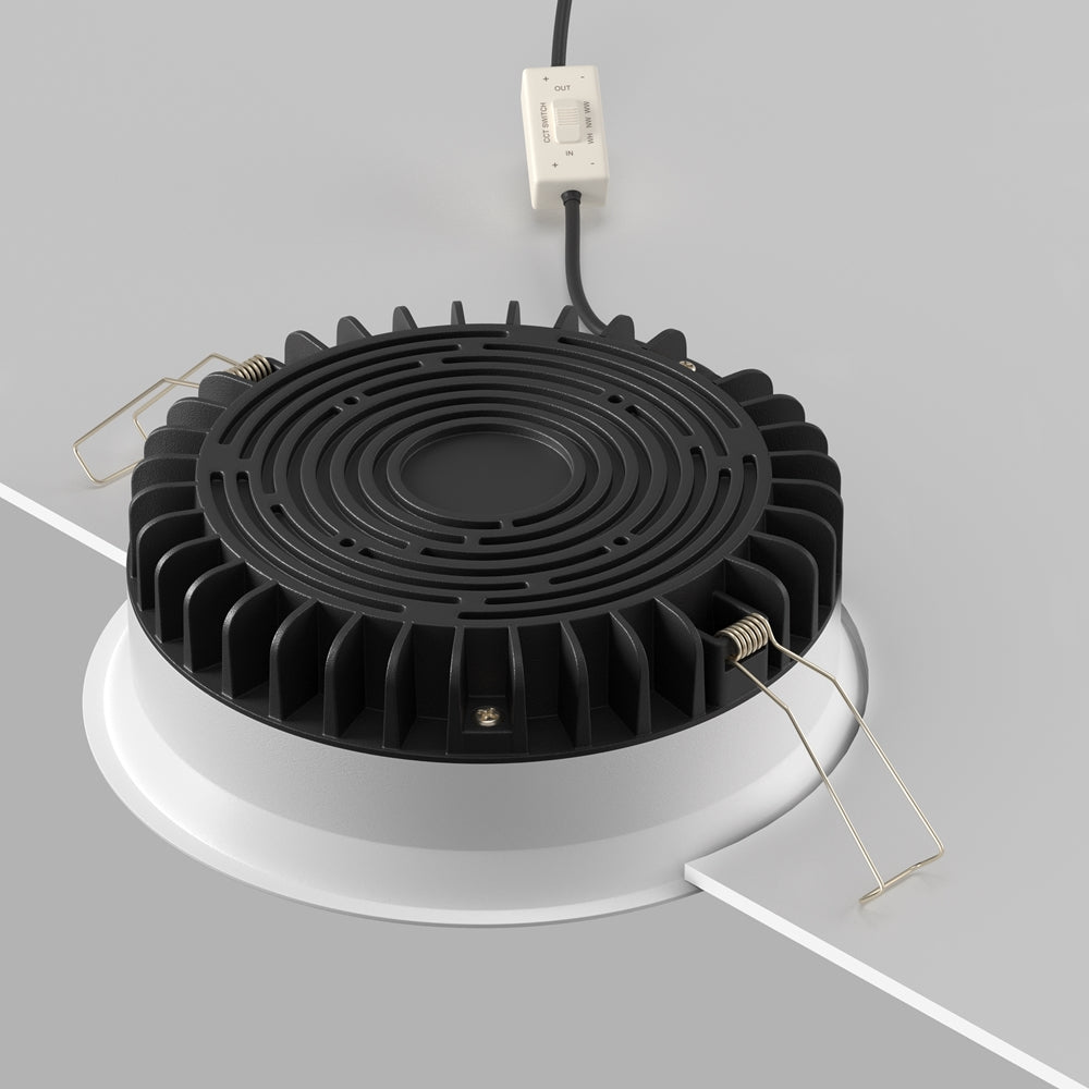 Maytoni downlight Okno LED 100° – wpuszczana oprawa okrągła