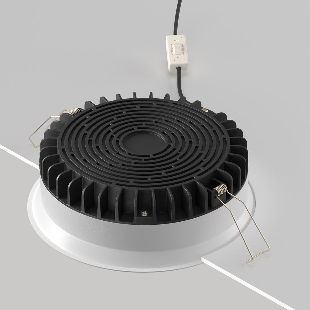 Maytoni downlight Okno LED 100° – wpuszczana oprawa okrągła