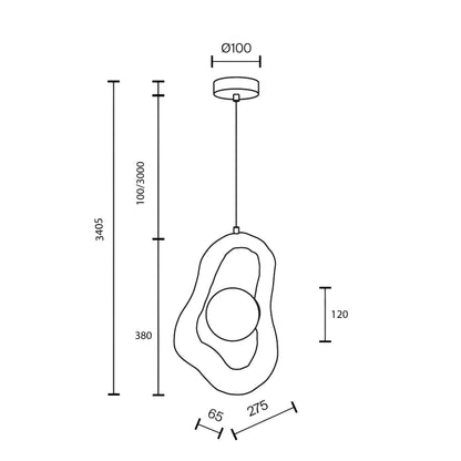 Maytoni Opus G9 – lampa wisząca