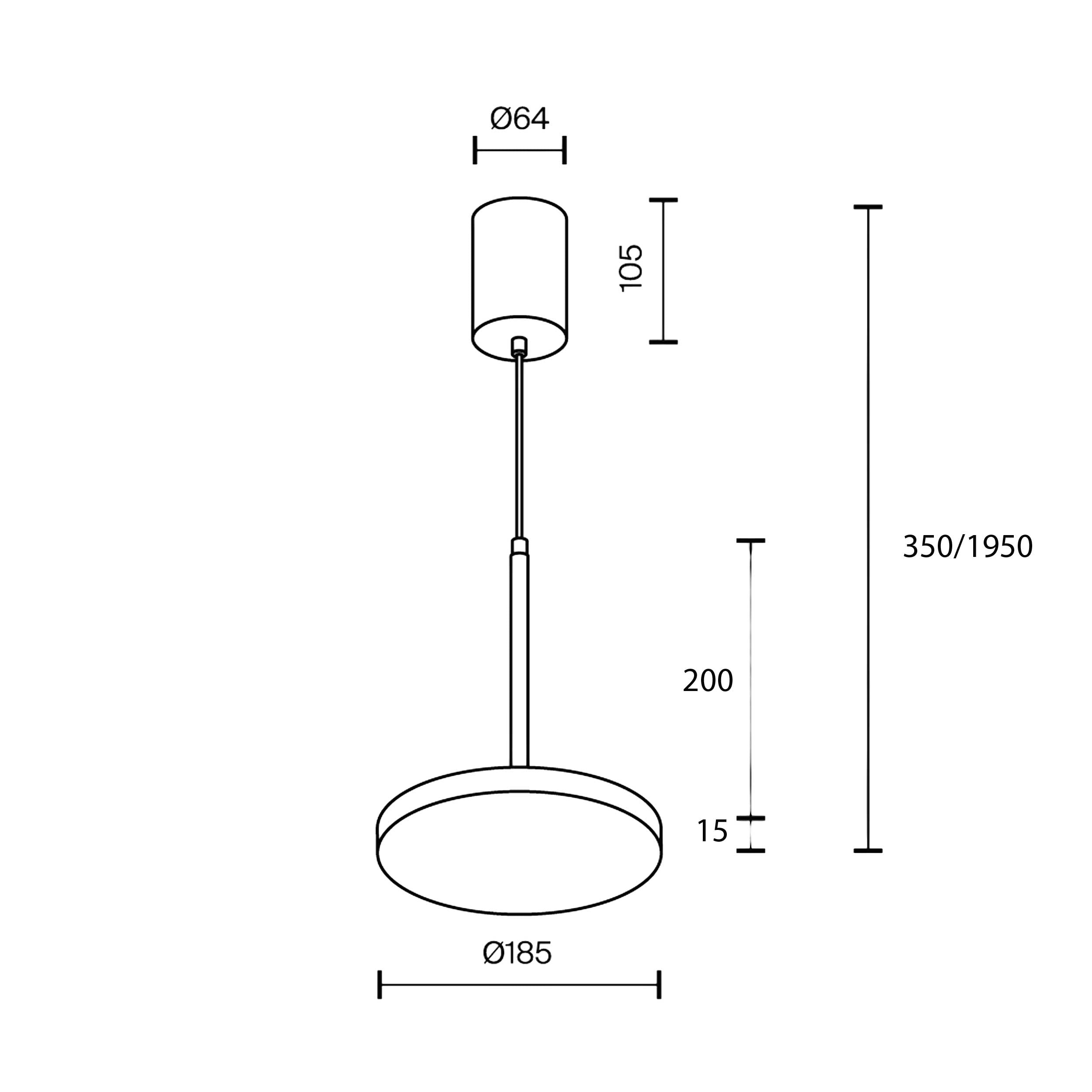 Lampa wisząca LED Maytoni Plato