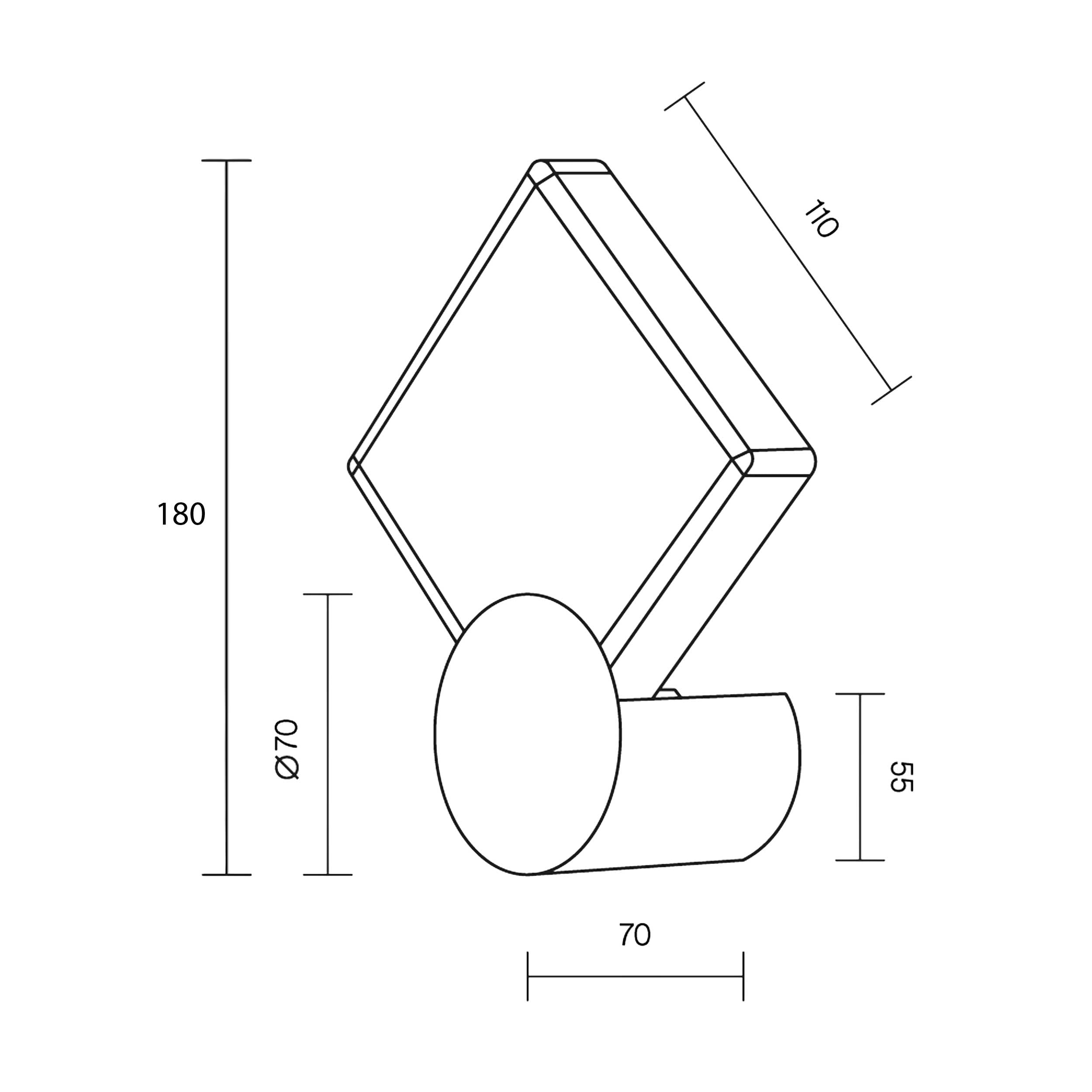 Kinkiet LED Maytoni Quadro