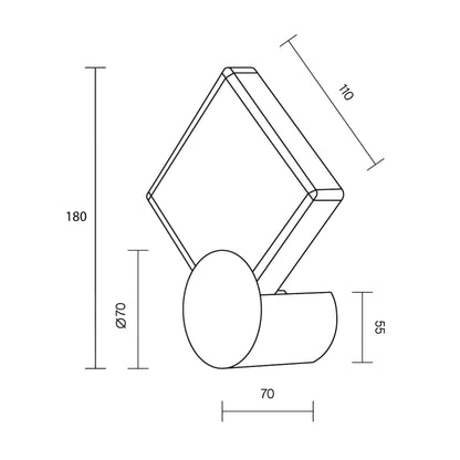 Kinkiet LED Maytoni Quadro