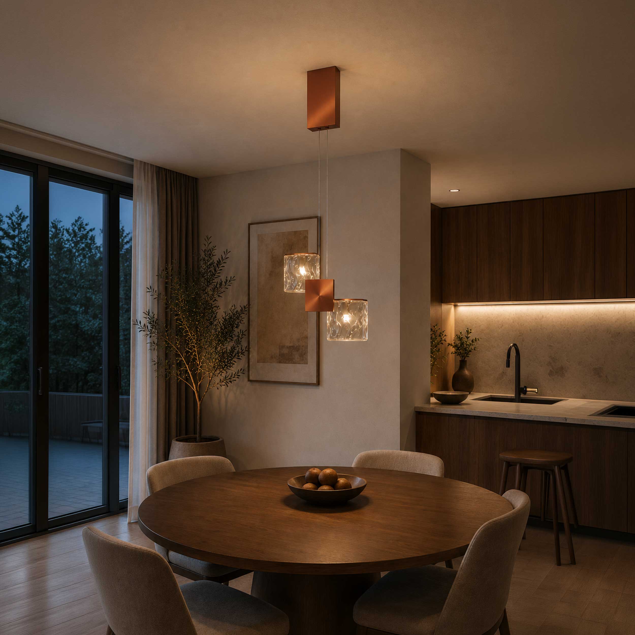 Lampa wisząca Maytoni Quadro LED