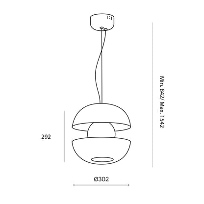 Lampa wisząca LED Maytoni Rebel