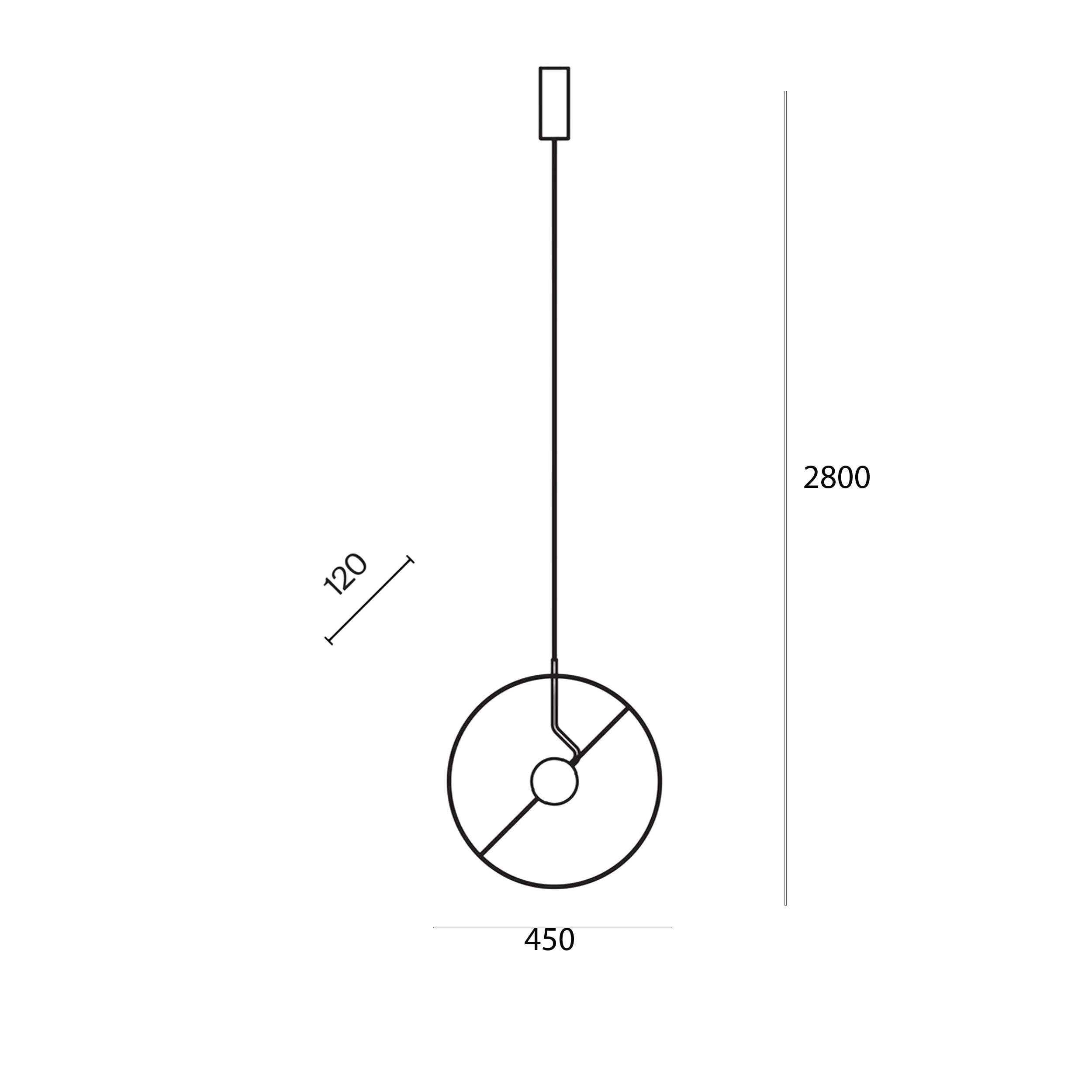 Lampa wisząca Maytoni Reflex LED