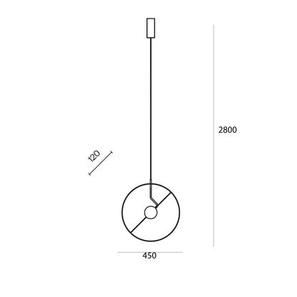 Lampa wisząca Maytoni Reflex LED
