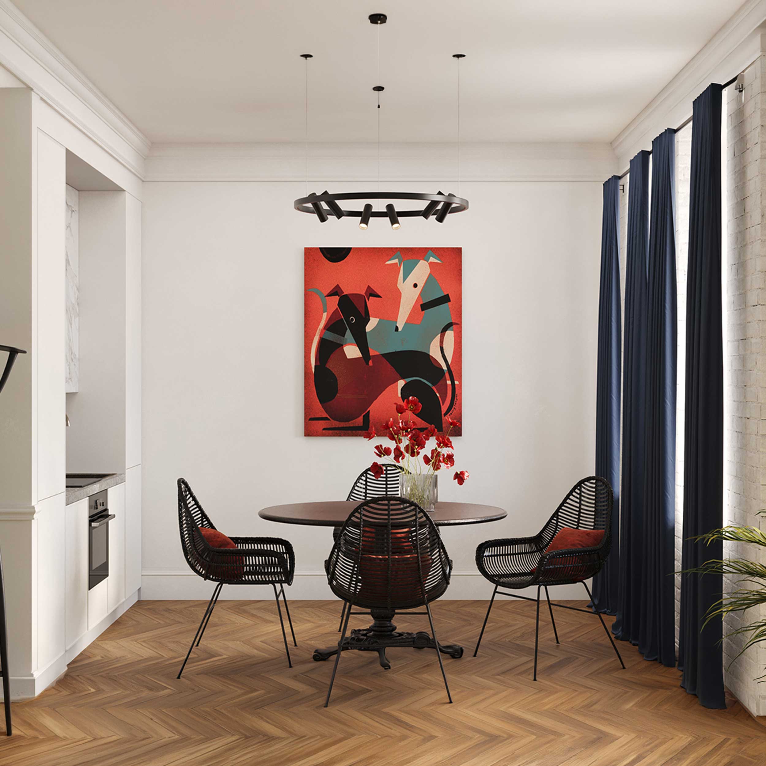 Lampa wisząca LED Maytoni Satellite