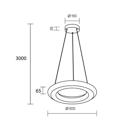 Lampa wisząca LED Maytoni Seda
