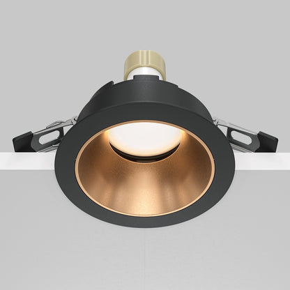 Maytoni downlight Share GU10 – wpuszczana oprawa oświetleniowa o okrągłym kształcie