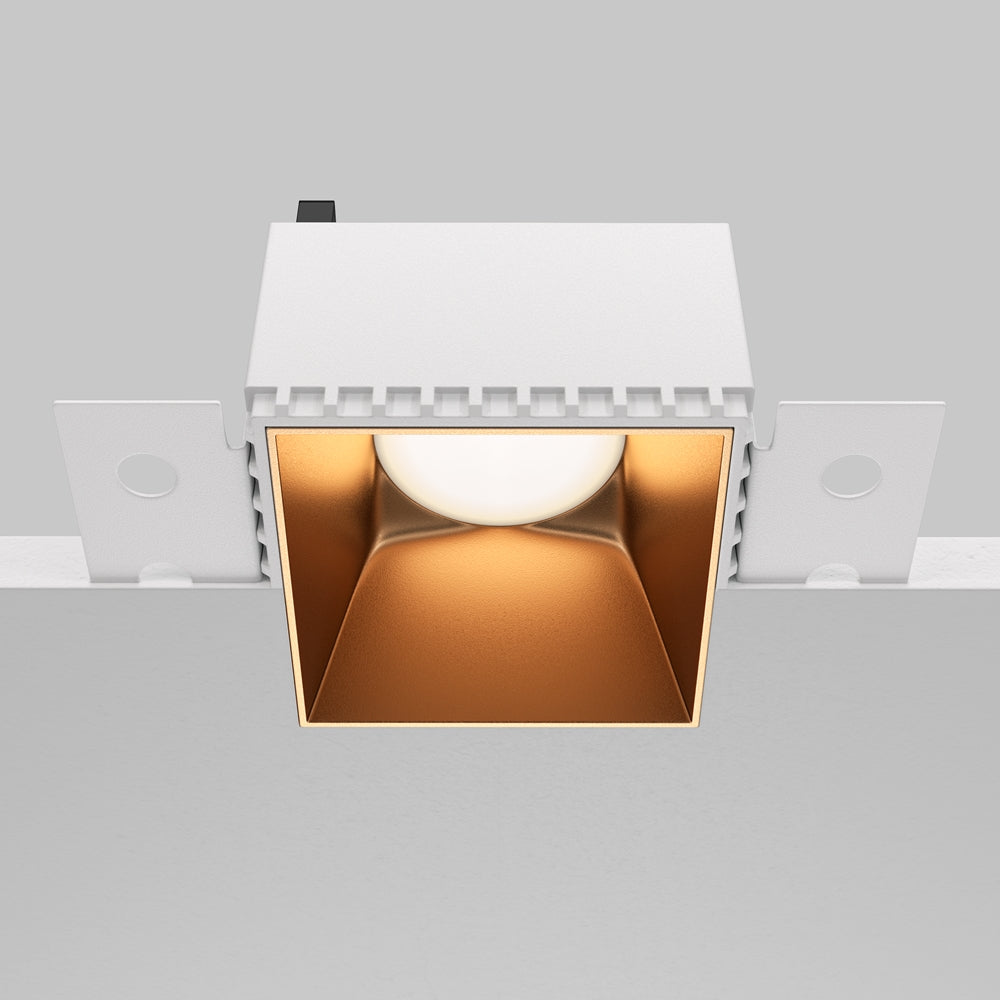 Maytoni downlight Share GU10 – kwadratowa oprawa wpuszczana
