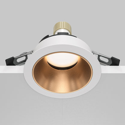Maytoni downlight Share GU10 – wpuszczana oprawa oświetleniowa o okrągłym kształcie
