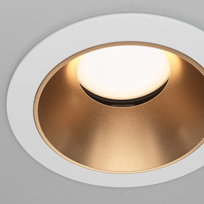 Maytoni downlight Share GU10 – wpuszczana oprawa oświetleniowa o okrągłym kształcie