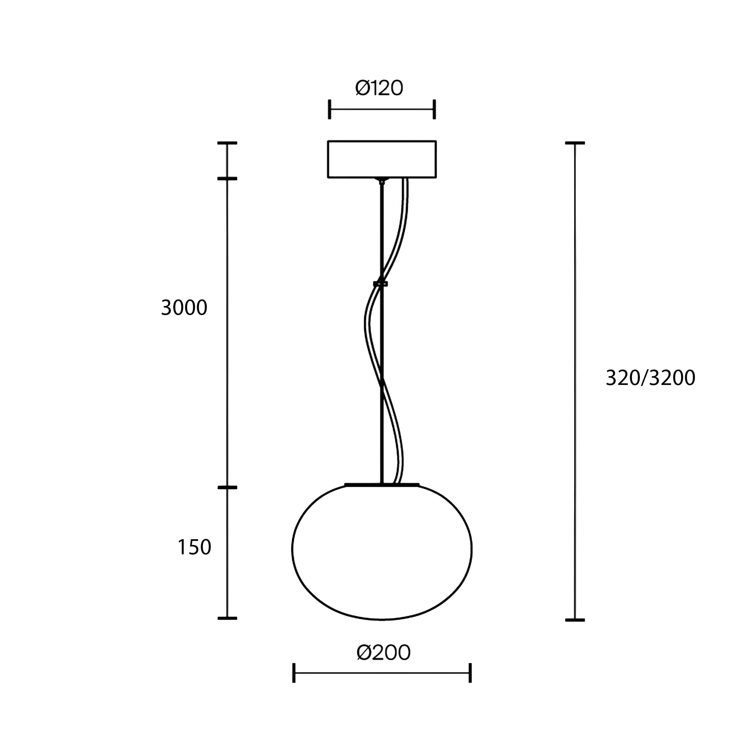 Lampa wisząca LED Maytoni Spume