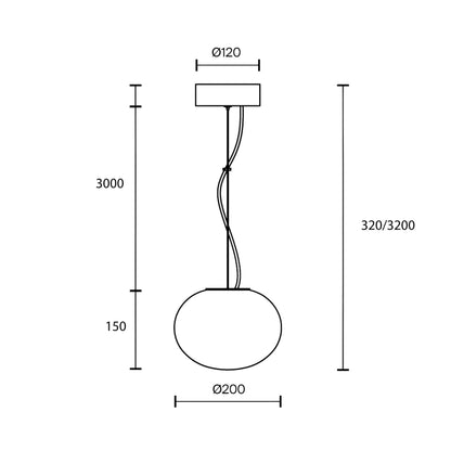Lampa wisząca LED Maytoni Spume