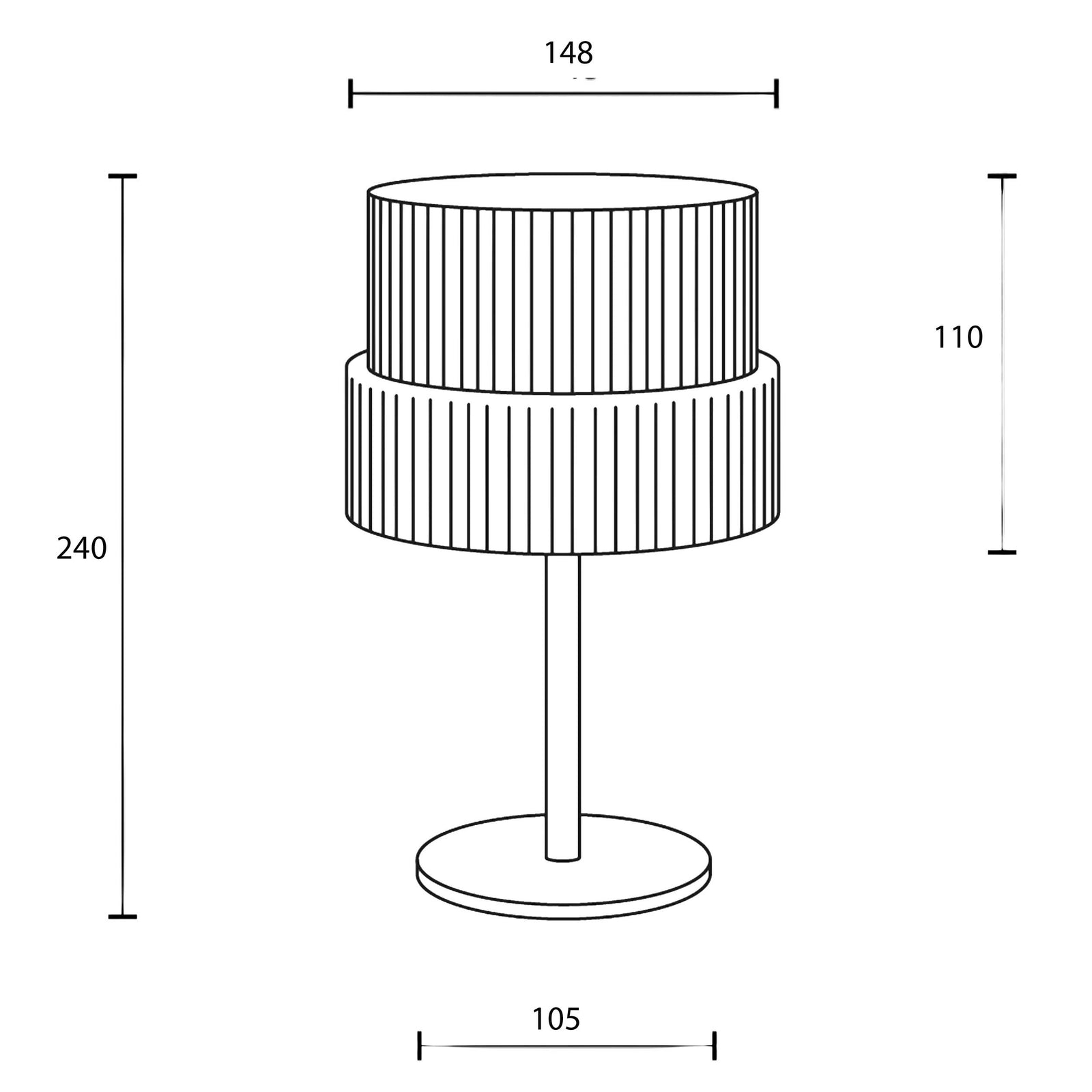 Lampa stołowa LED Maytoni Scala