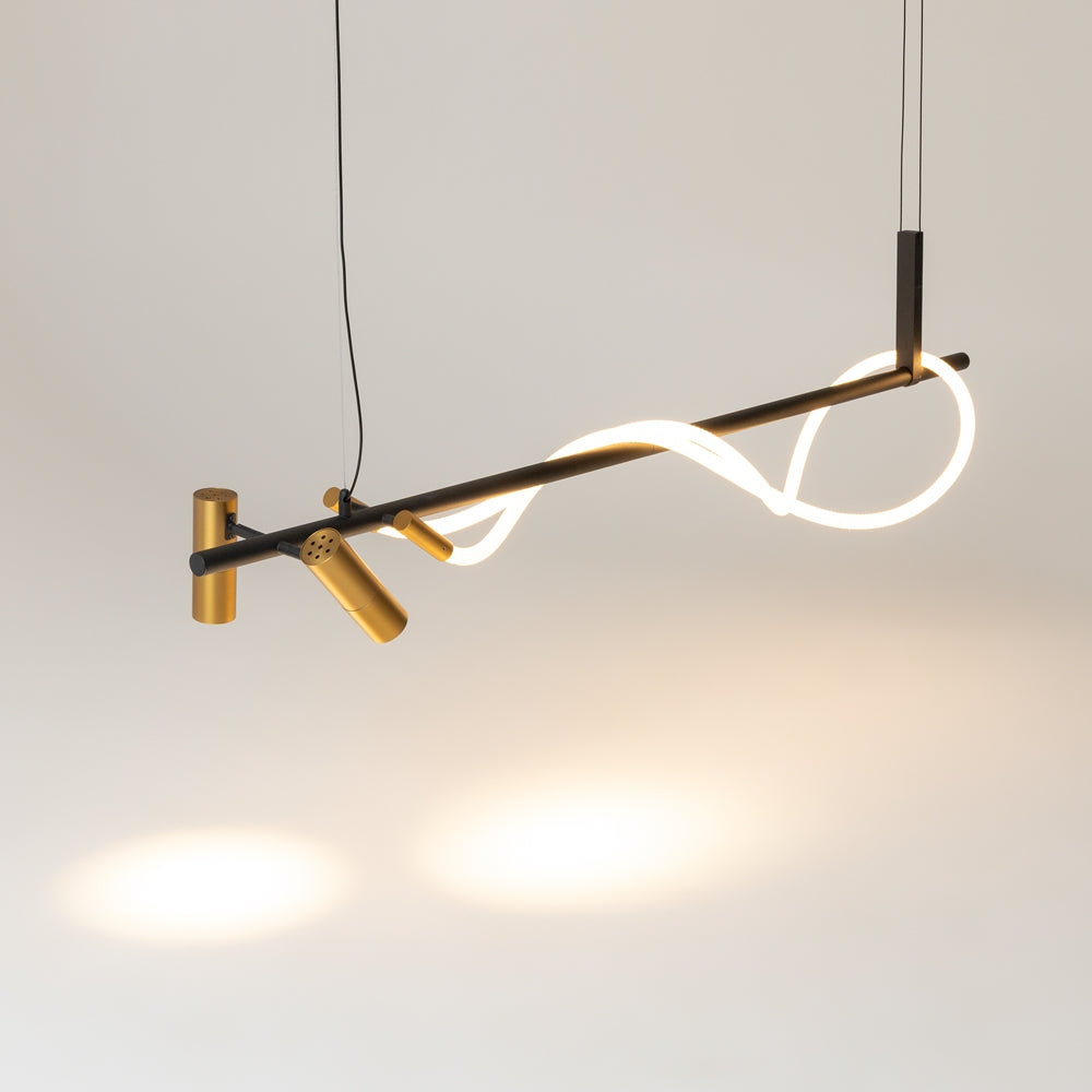 Lampa wisząca Maytoni Tau LED z dodatkowymi oprawami