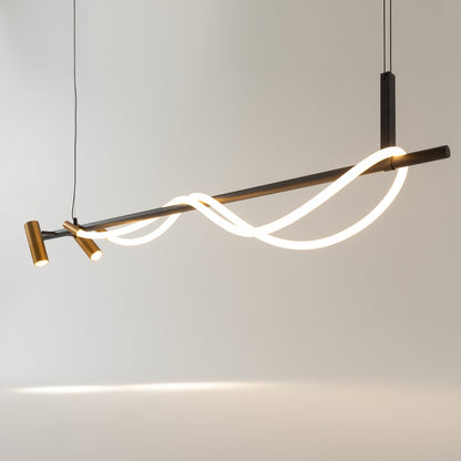 Lampa wisząca Maytoni Tau LED z dodatkowymi oprawami