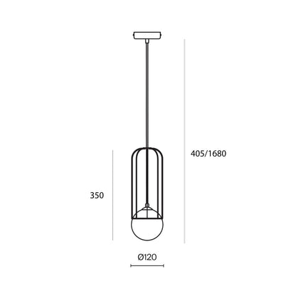 Maytoni Telford G9 – lampa wisząca