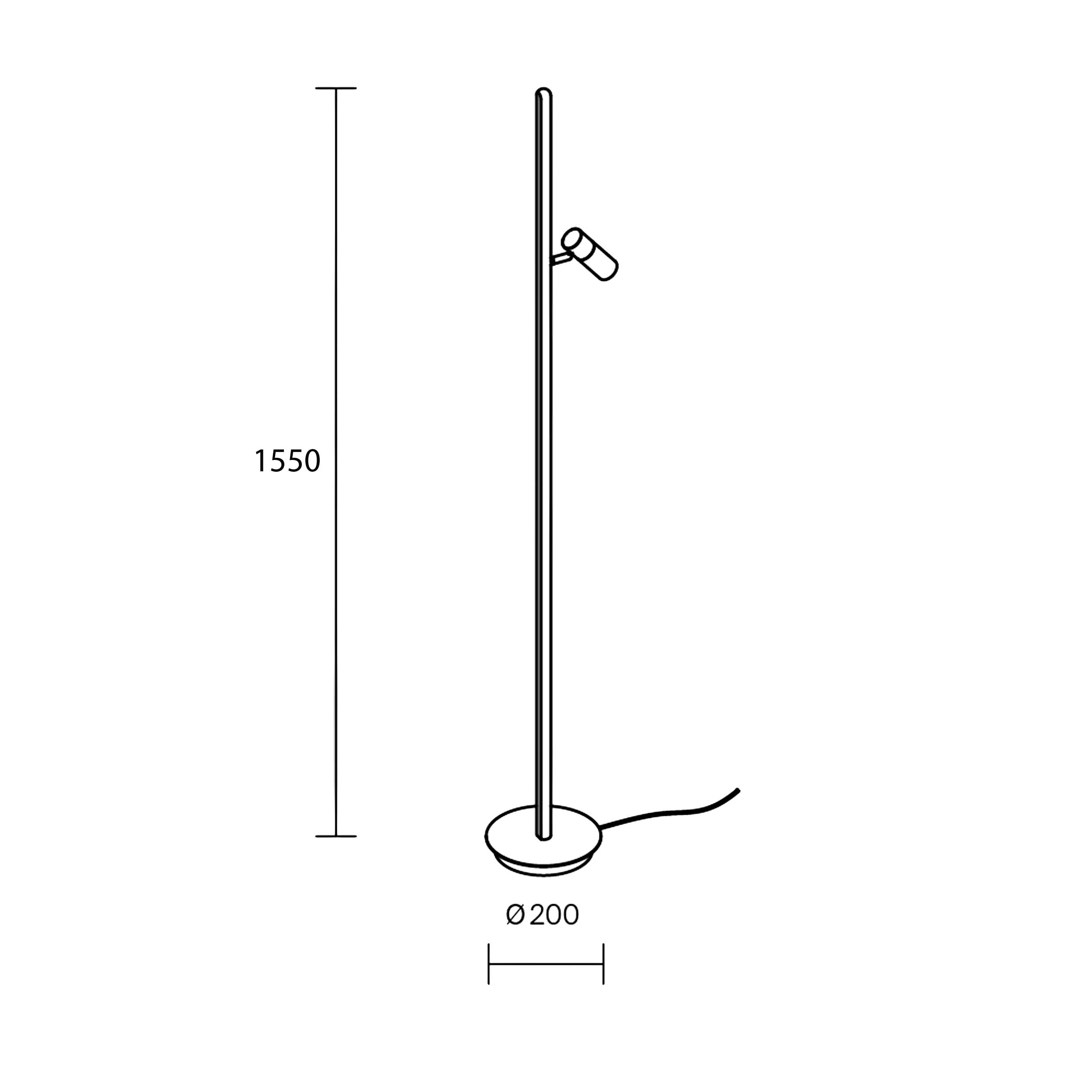 Lampa stojąca Maytoni Thin LED