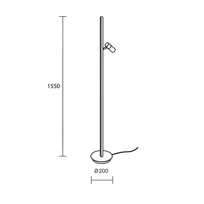Lampa stojąca Maytoni Thin LED