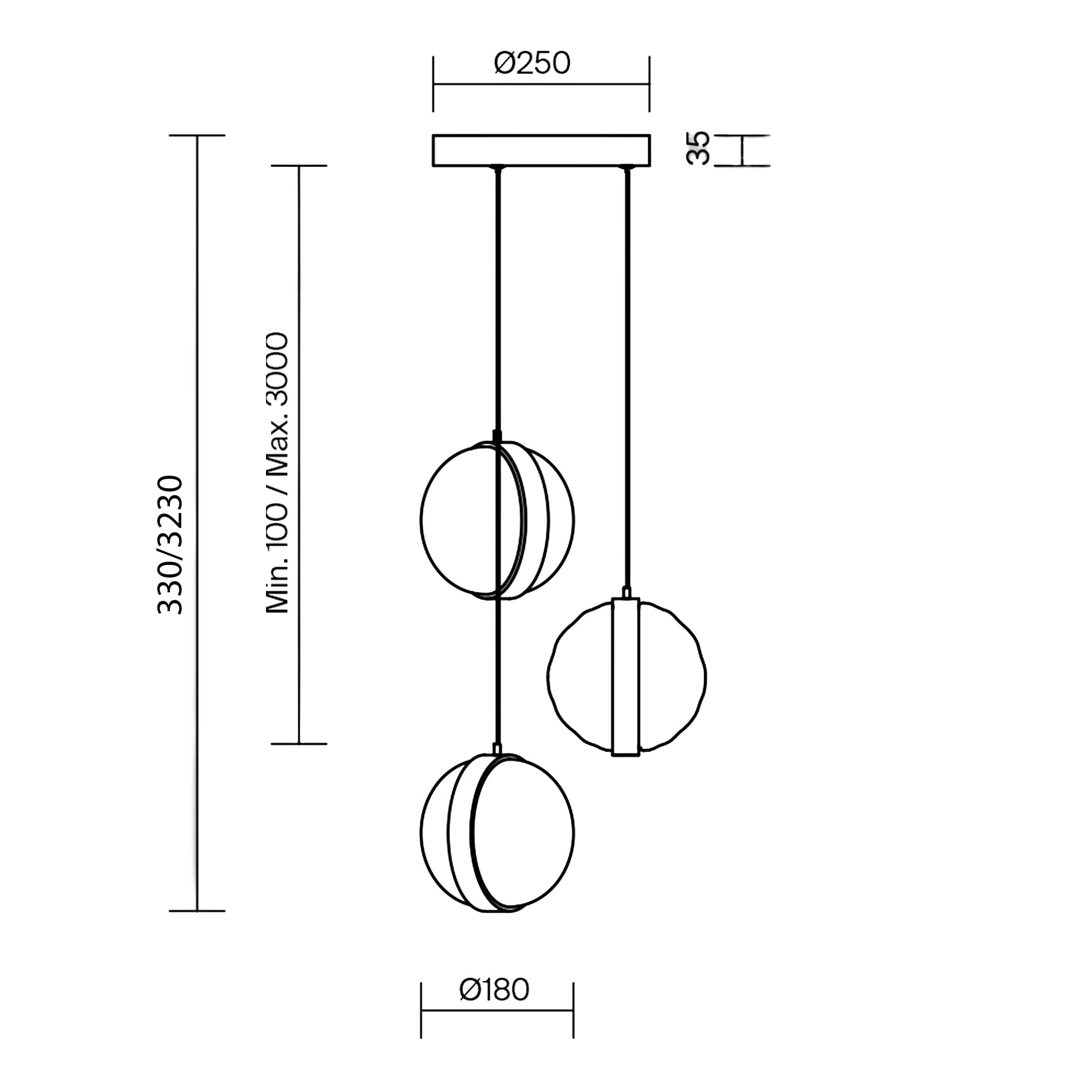 Lampa wisząca LED Maytoni Misterio