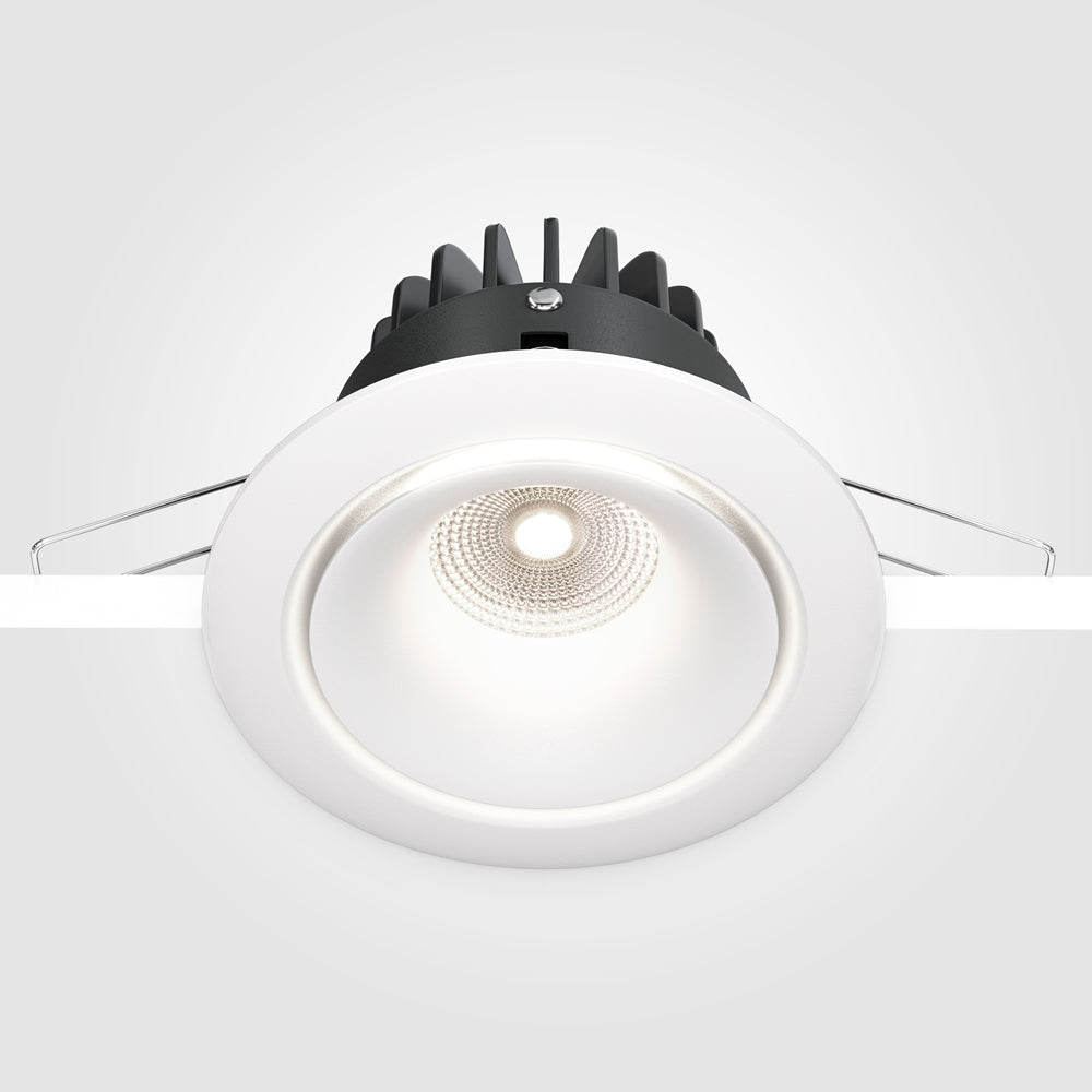 Maytoni downlight Yin LED 12 W 60° – wpuszczana oprawa okrągła