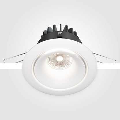 Maytoni downlight Yin LED 12 W 60° – wpuszczana oprawa okrągła