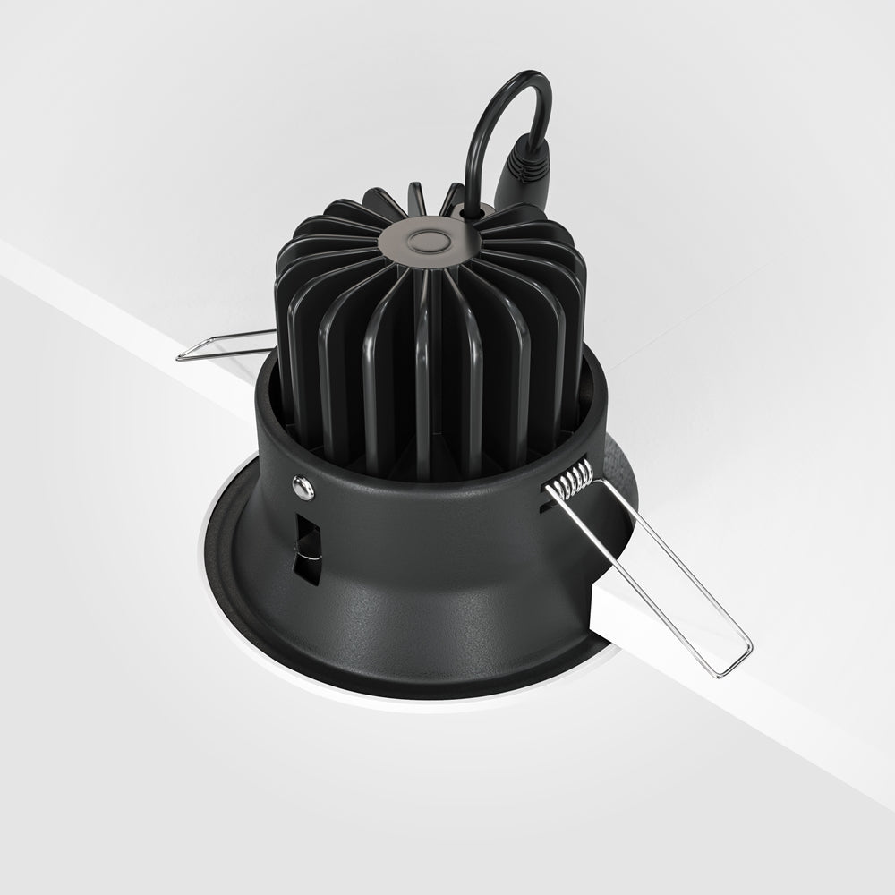 Maytoni downlight Yin LED 12 W 60° – wpuszczana oprawa okrągła