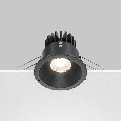 Maytoni downlight Zoom LED 60° – wpuszczana oprawa okrągła w kolorze czarnym