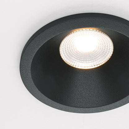 Maytoni downlight Zoom LED 60° – wpuszczana oprawa okrągła w kolorze czarnym