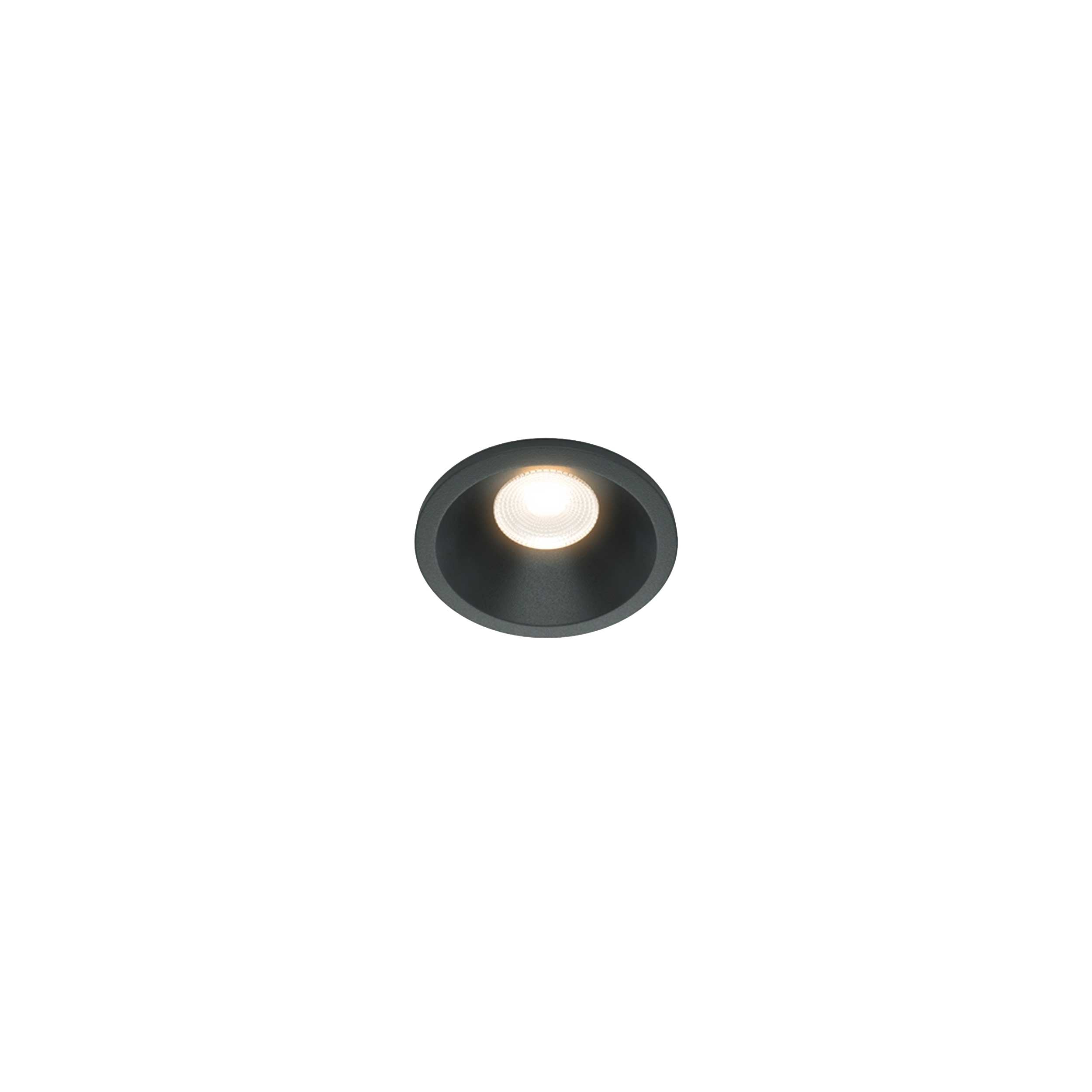 Maytoni downlight Zoom LED 60° – wpuszczana oprawa okrągła w kolorze czarnym