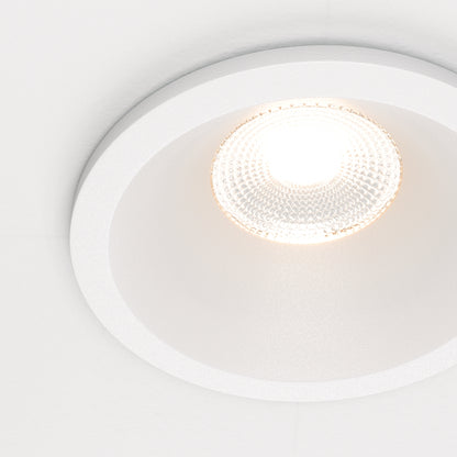 Maytoni downlight Zoom LED 60° – wpuszczana oprawa okrągła w kolorze białym