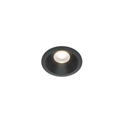 Maytoni downlight Zoom LED 60° – wpuszczana oprawa okrągła w kolorze czarnym