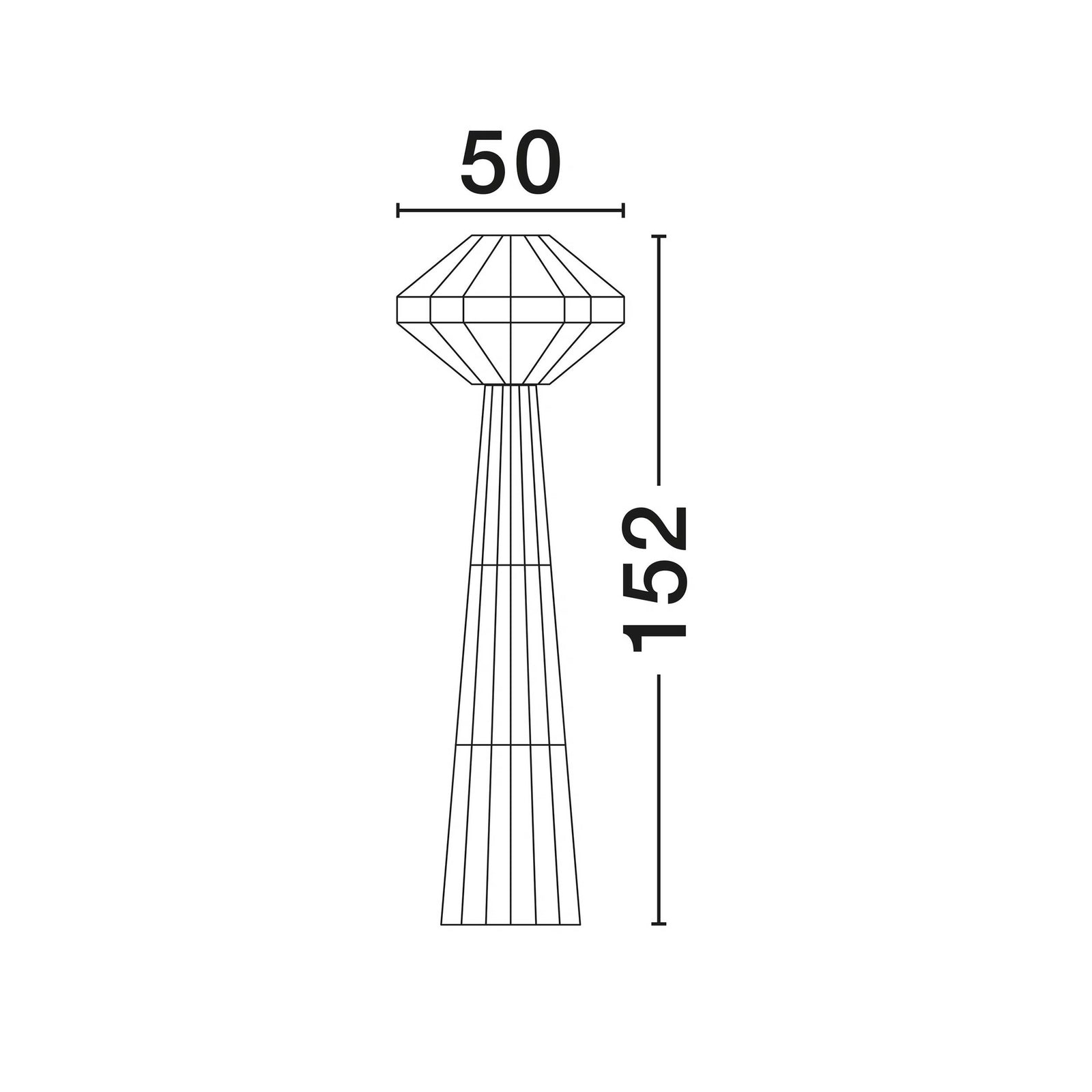 Nova Luce Lampa stojąca Abby E27