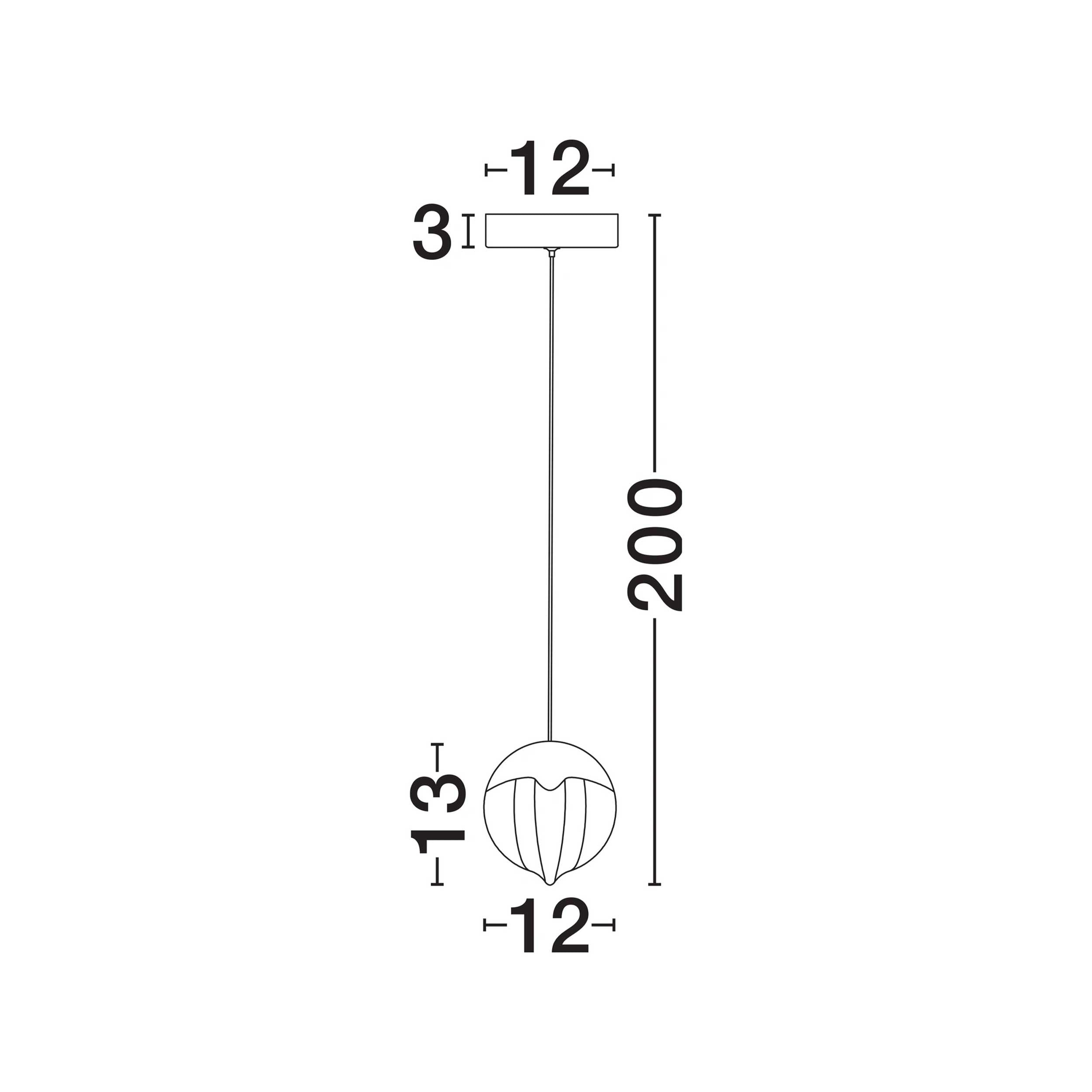 Nova Luce Lampa wisząca LED Alicia