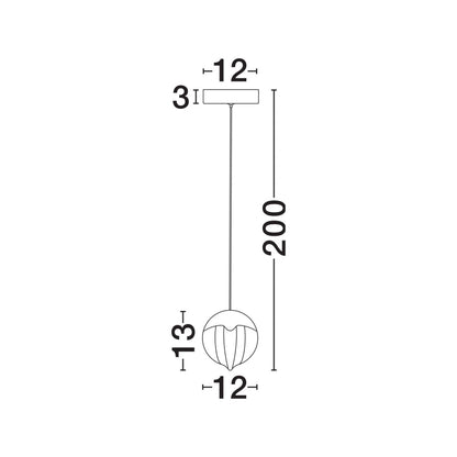 Nova Luce Lampa wisząca LED Alicia