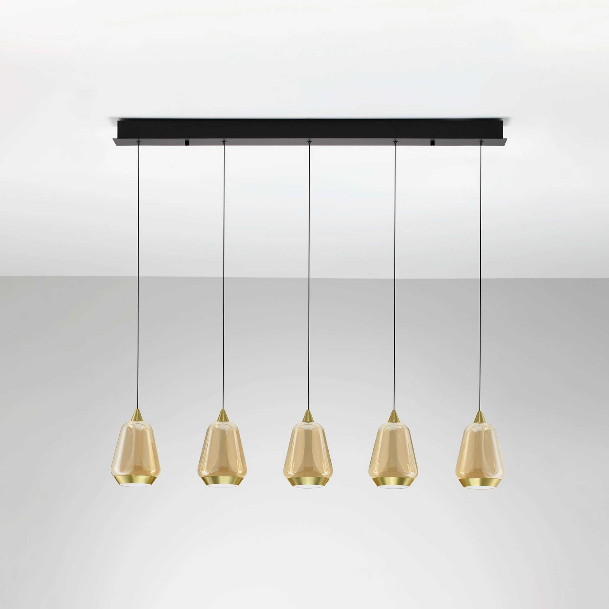 Nova Luce Lampa wisząca LED Alish o podłużnym kształcie