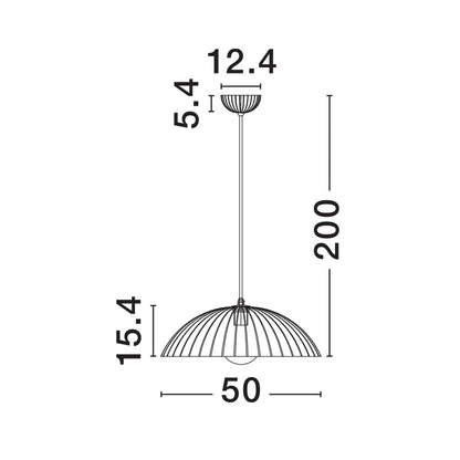 Nova Luce Lampa wisząca Ammos E27