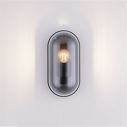 Nova Luce Amel E27 nástěnné oválové svítidlo IP65