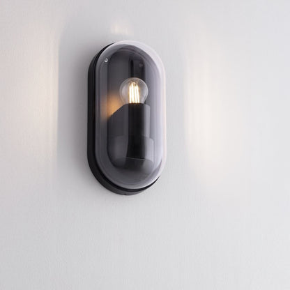 Nova Luce Amel E27 nástěnné oválové svítidlo IP65