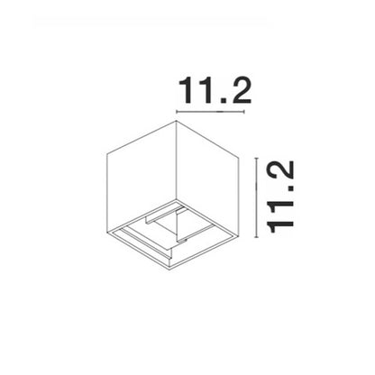 Nova Luce Como LED nástěnné svítidlo IP65