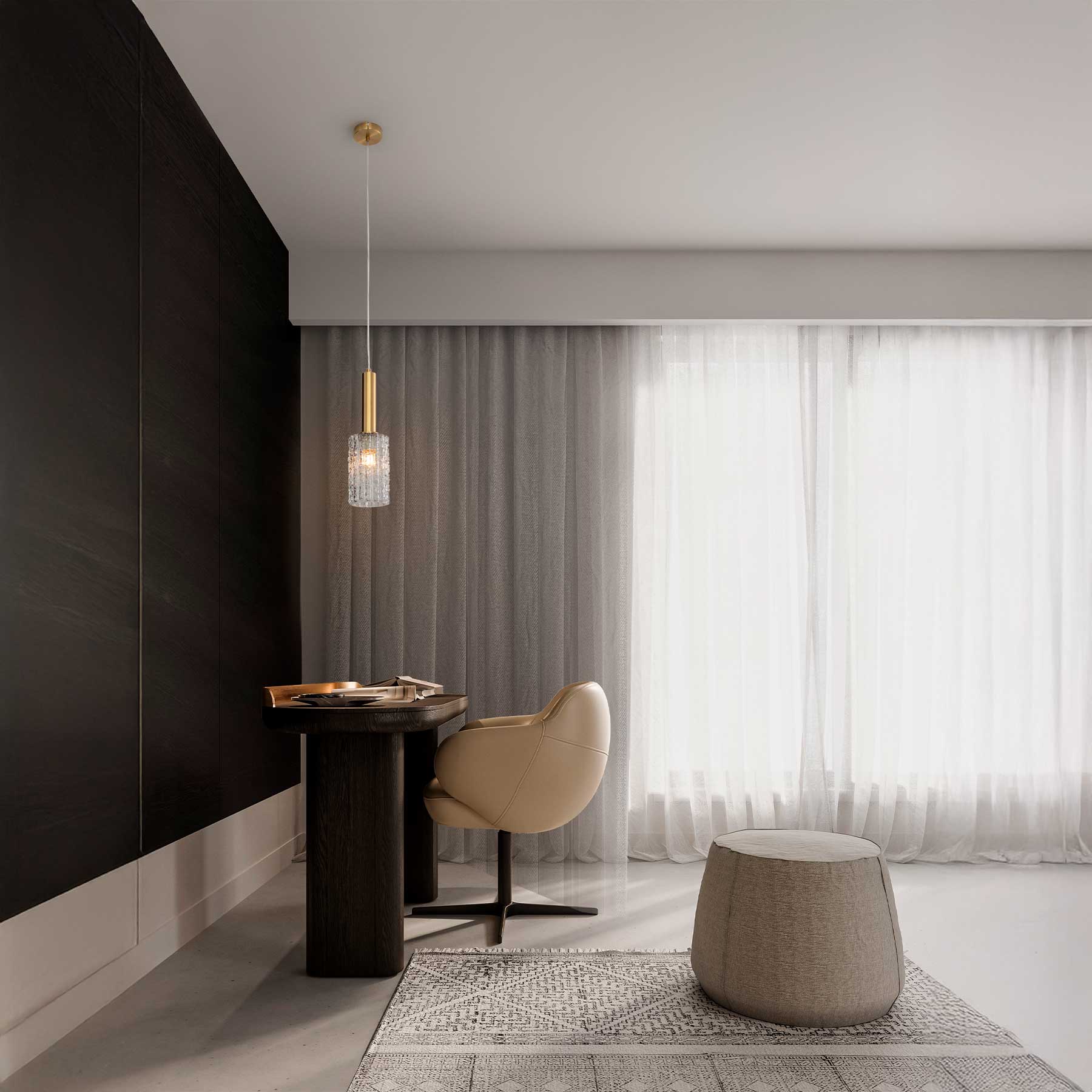 Nova Luce Certa E27 skleněné závěsné svítidlo