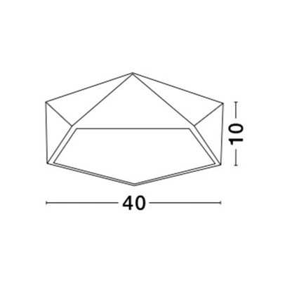 Nova Luce Darius E27 stropní svítidlo