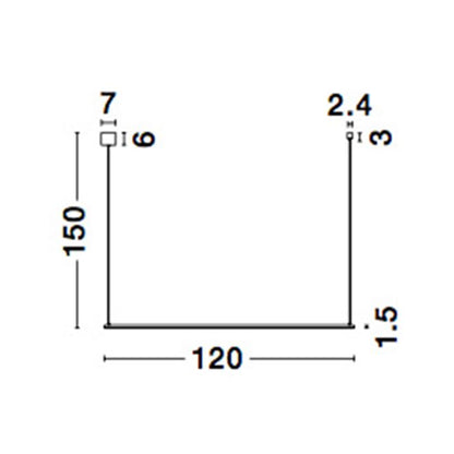 Nova Luce Elettra LED závěsné liniové svítidlo