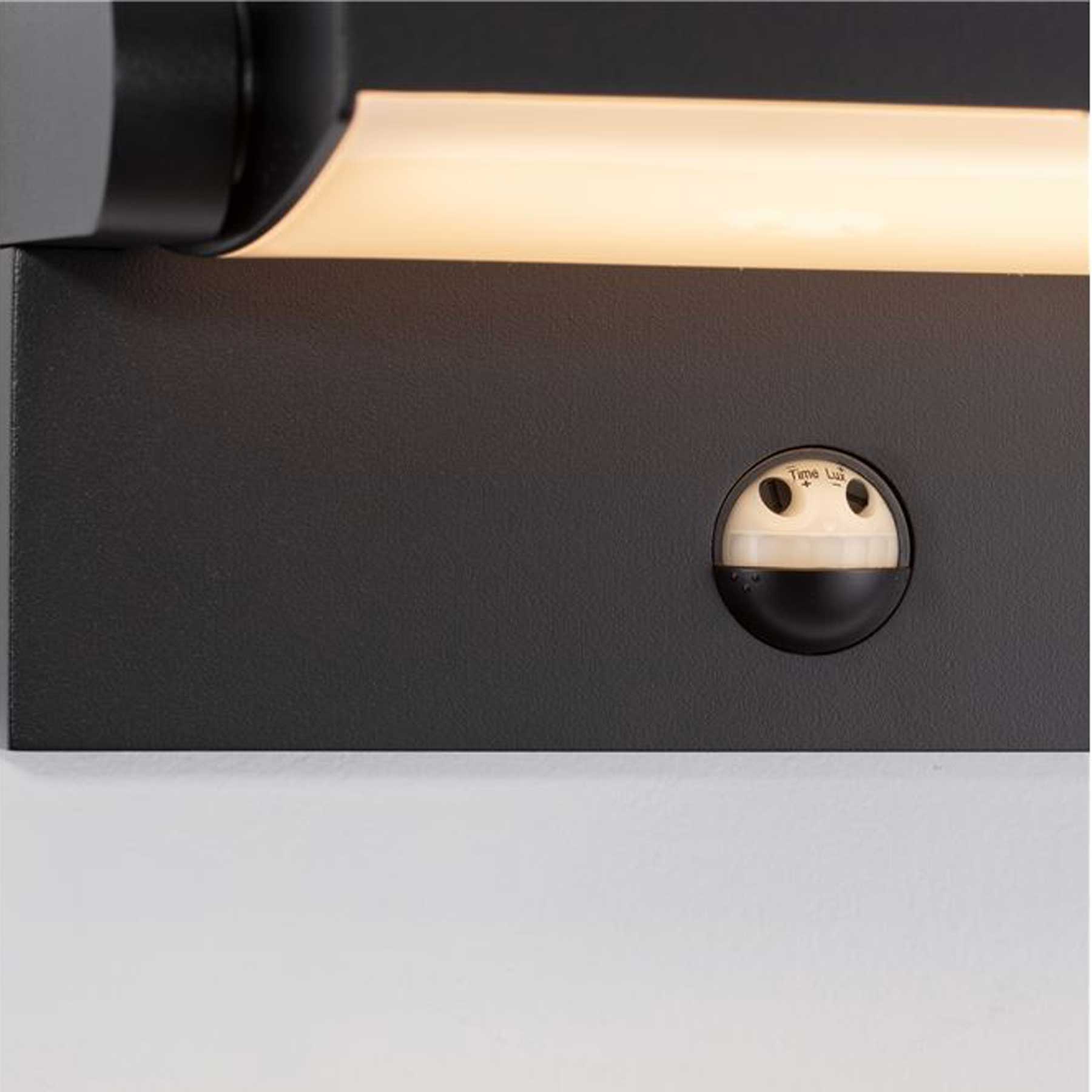 Nova Luce Gerber LED venkovní nástěnné svítidlo IP54 s pohybovým senzorem