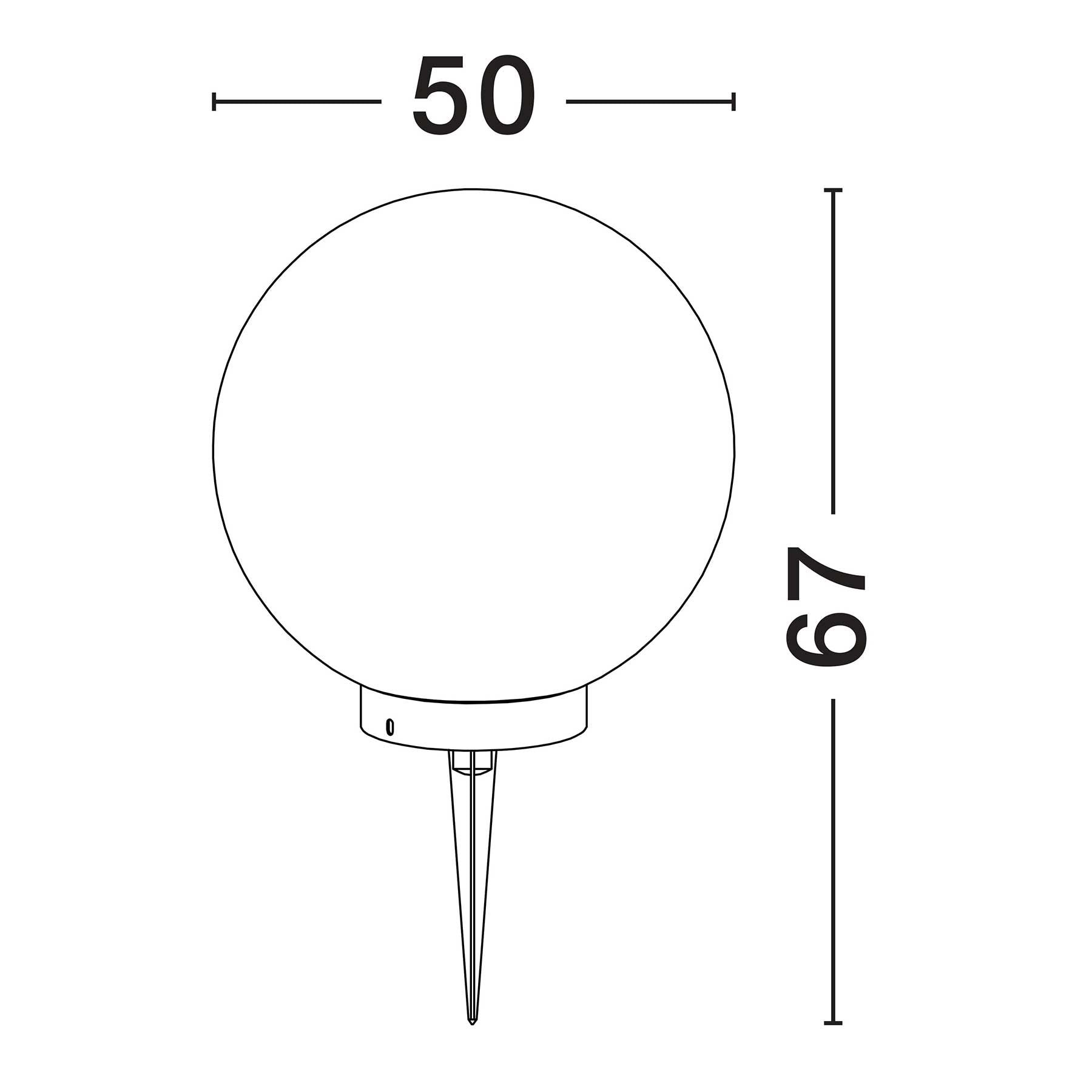 Nova Luce Moon E27 sloupkové svítidlo IP65