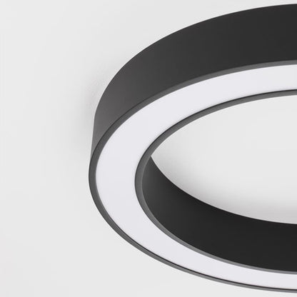 Nova Luce Morbido LED kruhové přisazené svítidlo CCT s ovladačem + app