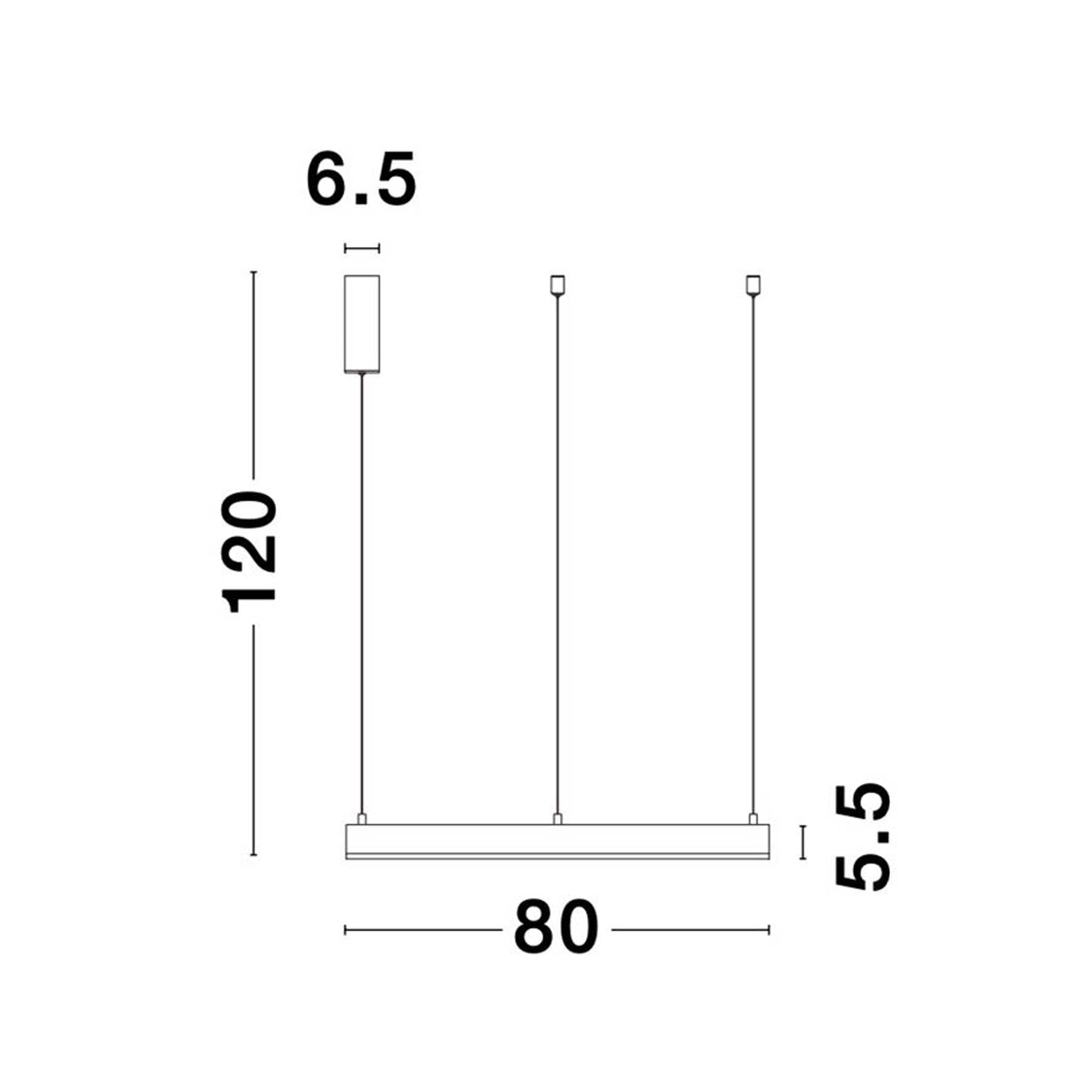 Nova Luce Motif LED kruhové závěsné svítidlo stmívatelné CCT
