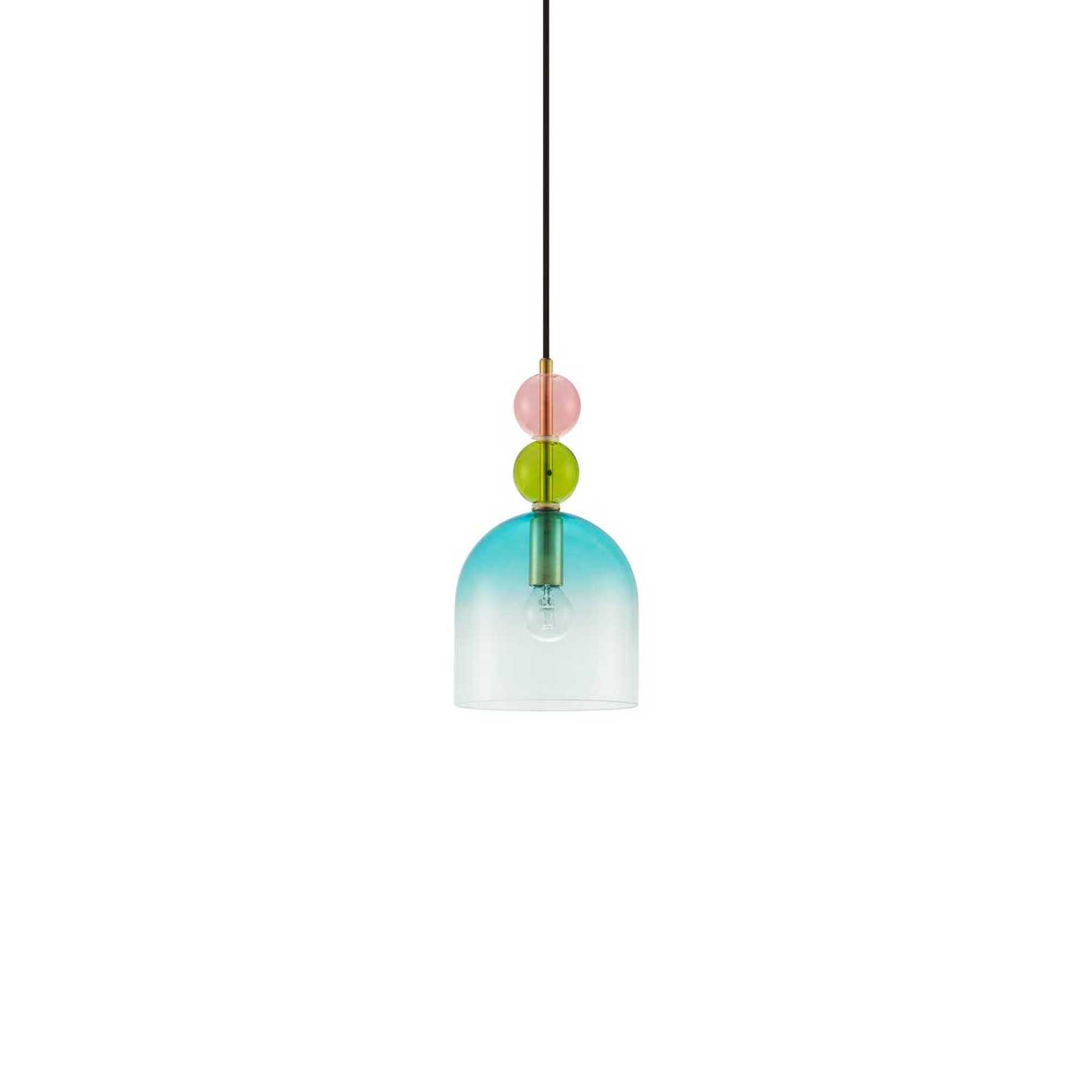 Nova Luce Murano E14 skleněné závěsné svítidlo