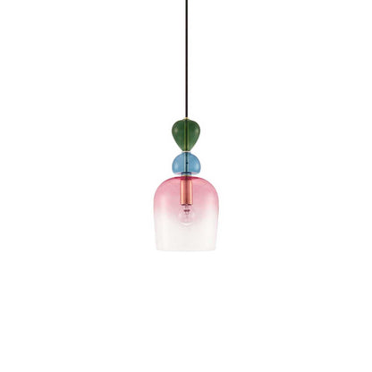 Nova Luce Murano E14 skleněné závěsné svítidlo